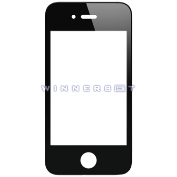 Cristal iPhone 4 / 4S negro