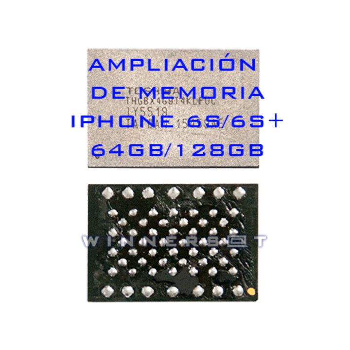 Ampliación o reparación memoria iPhone 6S y 6S+