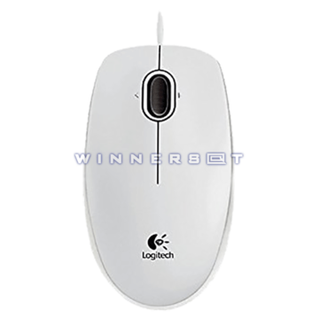 Logitech B100 Ratón Blanco