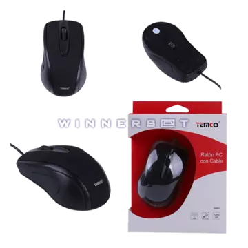 RATON PC CON CABLE TEMCO  WRM01