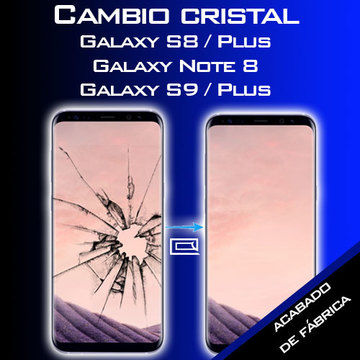 Cambio cristal Galaxy S8 / S9 / Note 8