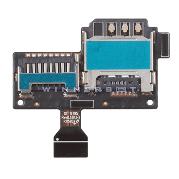 Flex lector Sim y Micro SD Galaxy S4 Mini GT-I9195