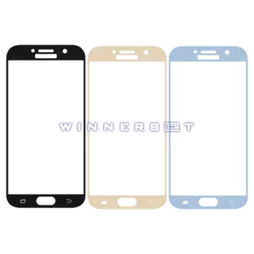 Cristal Galaxy A7 2017 A720F Negro, dorado y azul