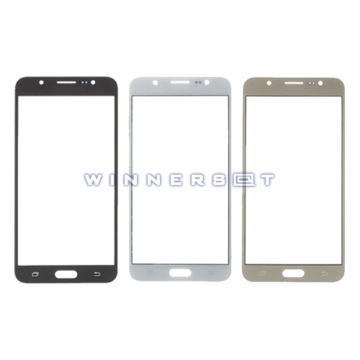 Cristal Galaxy J7 2016 J710F Negro, plata y Dorado