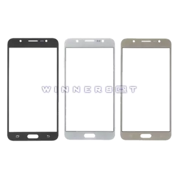 Cristal Galaxy J7 2016 J710F Negro, plata y Dorado