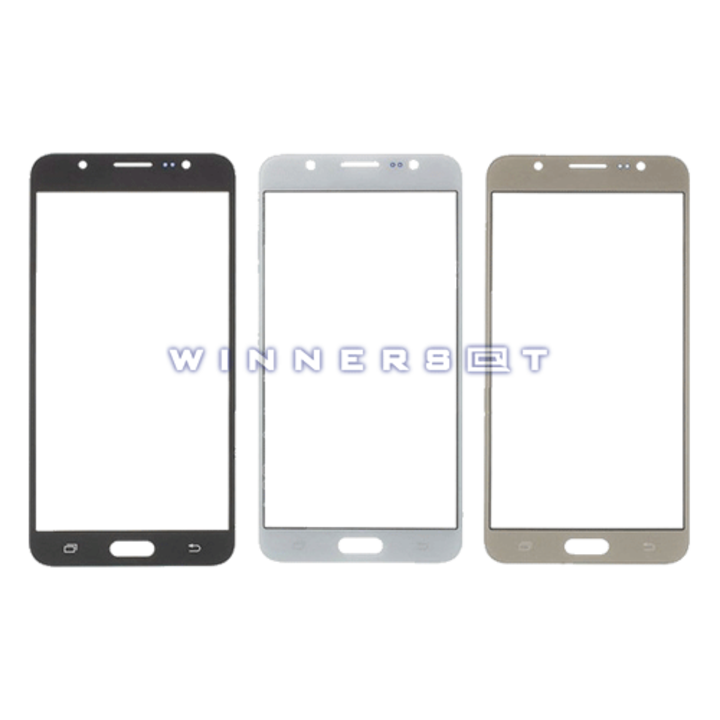 Cristal Galaxy J7 2016 J710F Negro, plata y Dorado