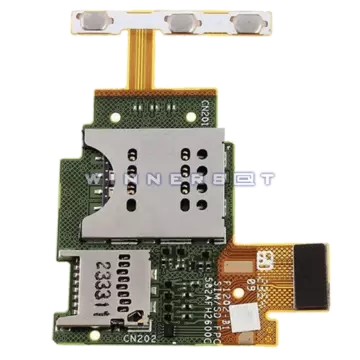 Flex lector Sim y volumen Xperia J ST26I