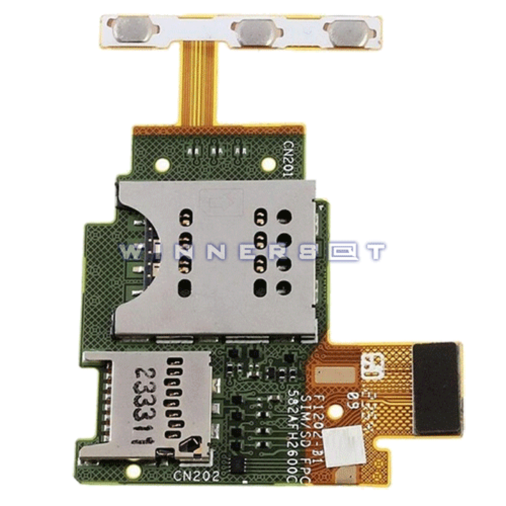 Flex lector Sim y volumen Xperia J ST26I