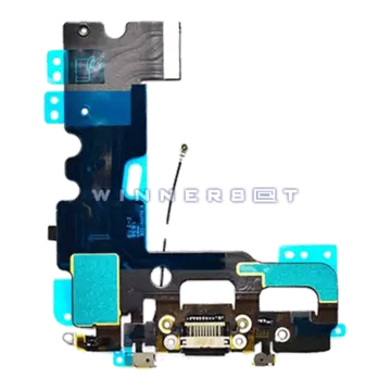Flex conector de carga iPhone 7 Negro
