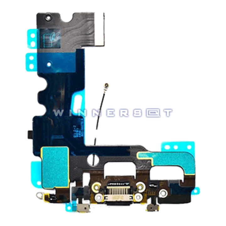 Flex conector de carga iPhone 7 Negro