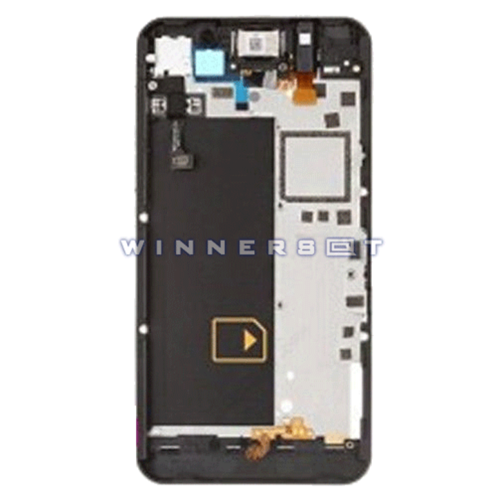 Marco frontal Blackberry Z10 Negro