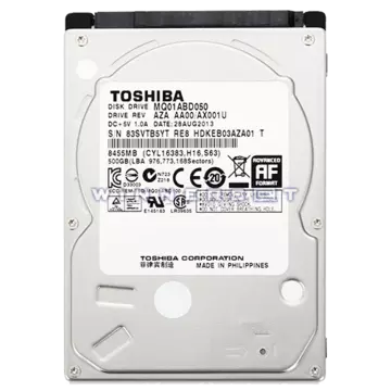 TOSHIBA MQ01ABD050 2.5" 500GB 5400RPM SATA