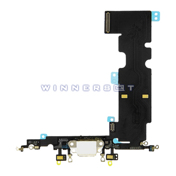 Flex conector de carga iPhone 8 Plus Blanco