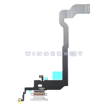 Flex conector de carga iPhone X Blanco