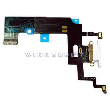 Flex conector de carga iPhone XR Blanco