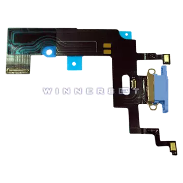 Flex conector de carga iPhone XR Azul