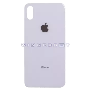 Tapa trasera iPhone XS Max Plata Original