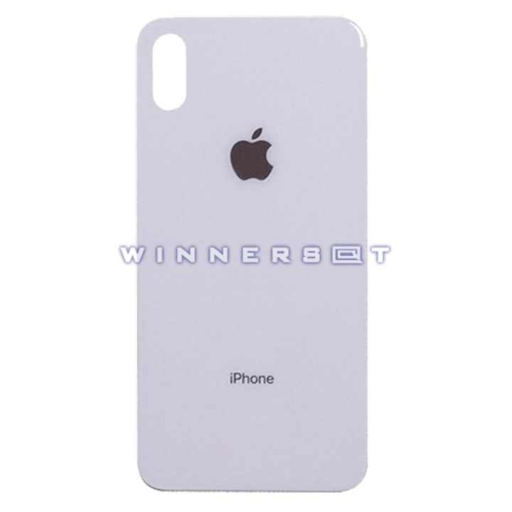 Tapa trasera iPhone XS Max Plata Original