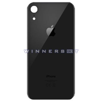 Tapa trasera iPhone XR Negra Original