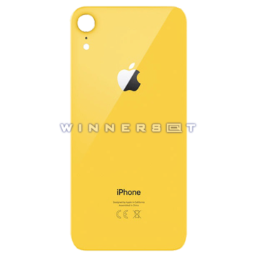 Tapa trasera iPhone XR Amarilla Original