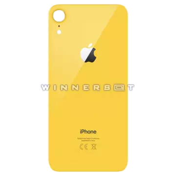 Tapa trasera iPhone XR Amarilla Original