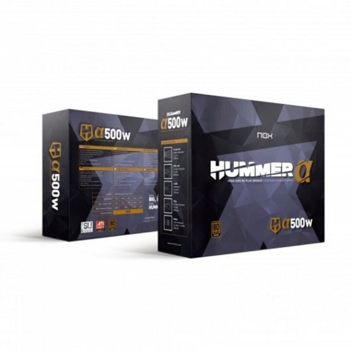 Nox Hummer Alpha 500W Bronze500W 80 Plus