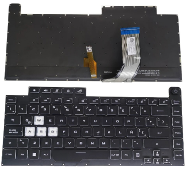 Teclado portatil ASUS G531