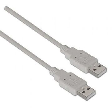 Cable  Aisens A101-0021/ USB Macho - USB Macho/ 1m