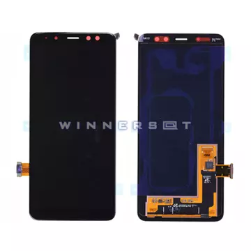 Pantalla completa Galaxy A8 (2018) Negra Original