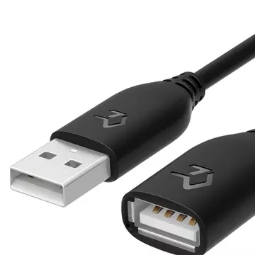 Cable alargador USB 2.0 macho a hembra (1.8 m)