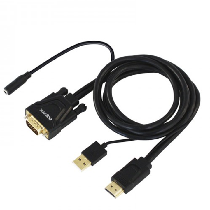 appC22 HDMI to VGA Adapter + Audio + Power