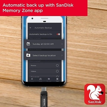 Sandisk  Dual Drive Go Memoria USB-C y USB-A 32GB 