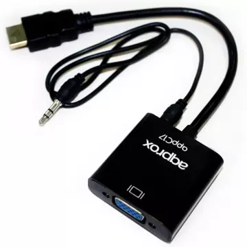 Approx Adaptador HDMI a VGA + Audio