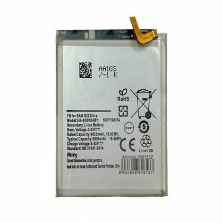 BateriaEB-BS908ABY Samsung Galaxy S22 Ultra5000mAh