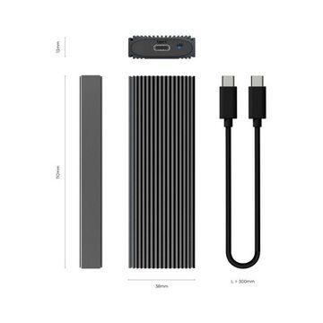 Caja Externa para Disco SSD M.2 NVMe Aisens