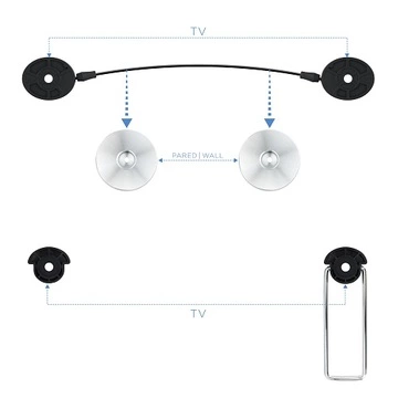 Soporte Ultra Slim  Wall  Tooq LED1055F-B