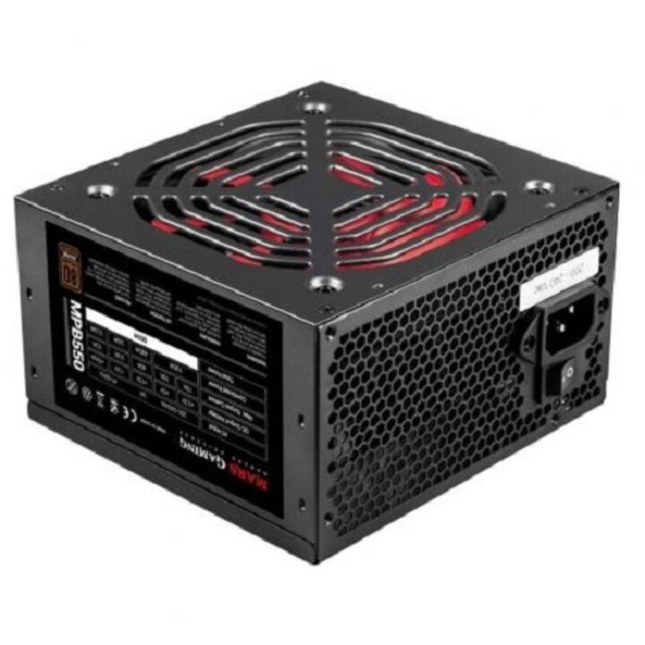 Gaming Mars 550W/ Ventilador 12cm/ 80 Plus Bronze