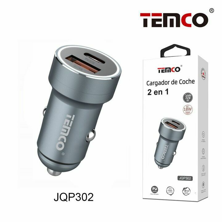 Cargador de coche 30PDW 18W