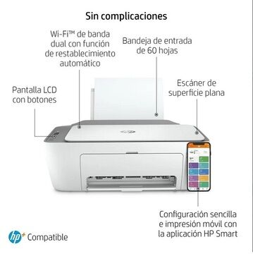 Multifunción HP Deskjet 2720e WiFi Blanca