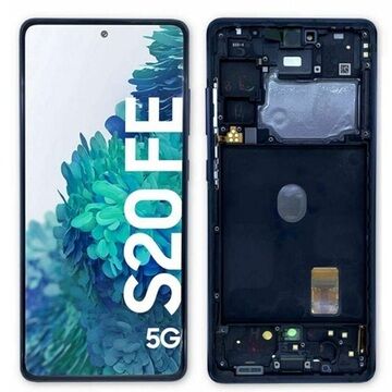 Pantalla Samsung S20 FE negro Reacondicionada