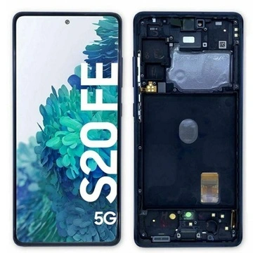 Pantalla Samsung S20 FE negro Reacondicionada