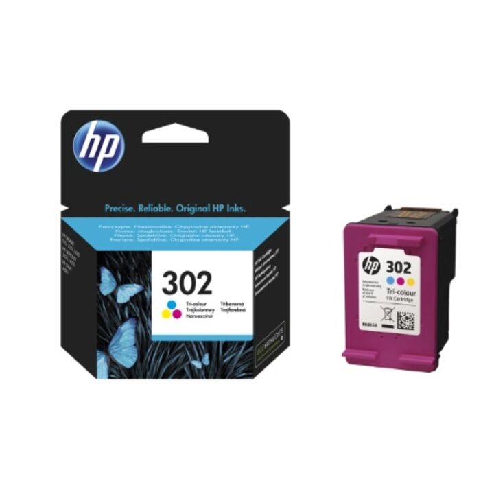 HP 302 Color Cartucho de Tinta Original - F6U66AE