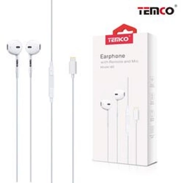 Temco EarPods Auriculares con Conector Lightning 