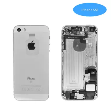 Tapa trasera iPhone SE Plata Original