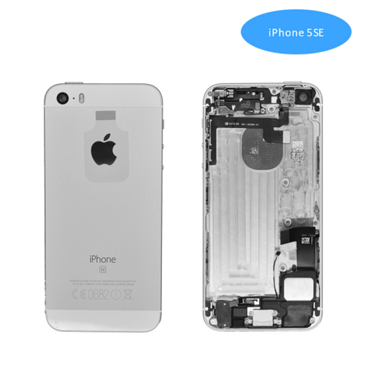 Tapa trasera iPhone SE Plata Original