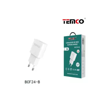 Temco Cargador USB SuperCharge 5A