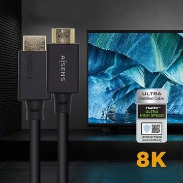 Cable HDMI 2.1 8K Aisens A150-0423 2m/ Certificado