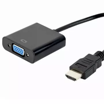 Gembird Adaptador de Video HDMI Macho a VGA Hembra