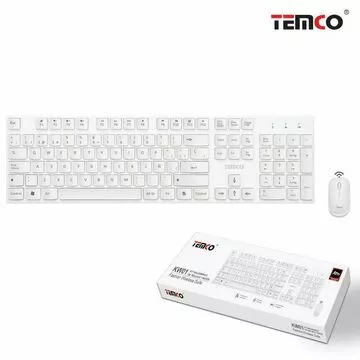 Kit Inalámbrico Teclado y Ratón KW01 Blanco