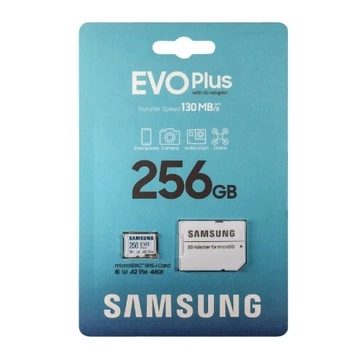  EVO Plus MicroSDXC 256GB UHS-I U3 V30 Clase 10 